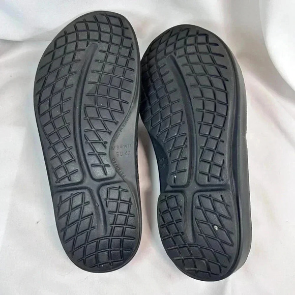 OOFOS OOahh Sport Flex Slides Size M9/W11 Camo Gray Black Athleisure main image 7